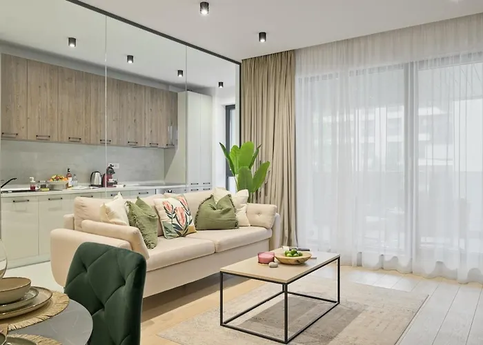 Tropics 1br Cozy Modern Entire Nuscocity Fast Wifi And Balcony Lejlighed Bukarest
